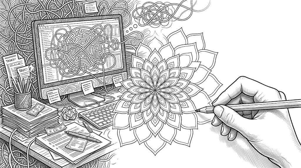 Ancient mandala art and sacred circular patterns