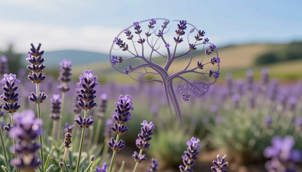 Lavender and nervous system