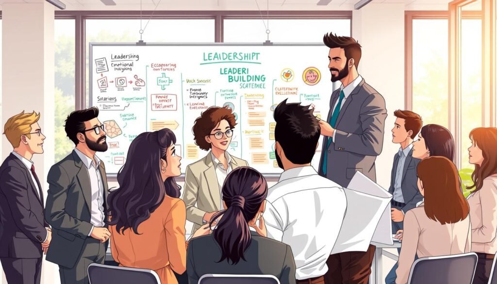 Leadership development and team building strategies for professionals