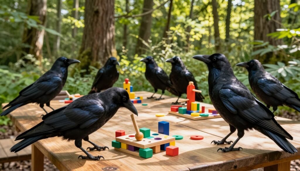 crow problem solving amazing creatures crow problem solving amazing creatures