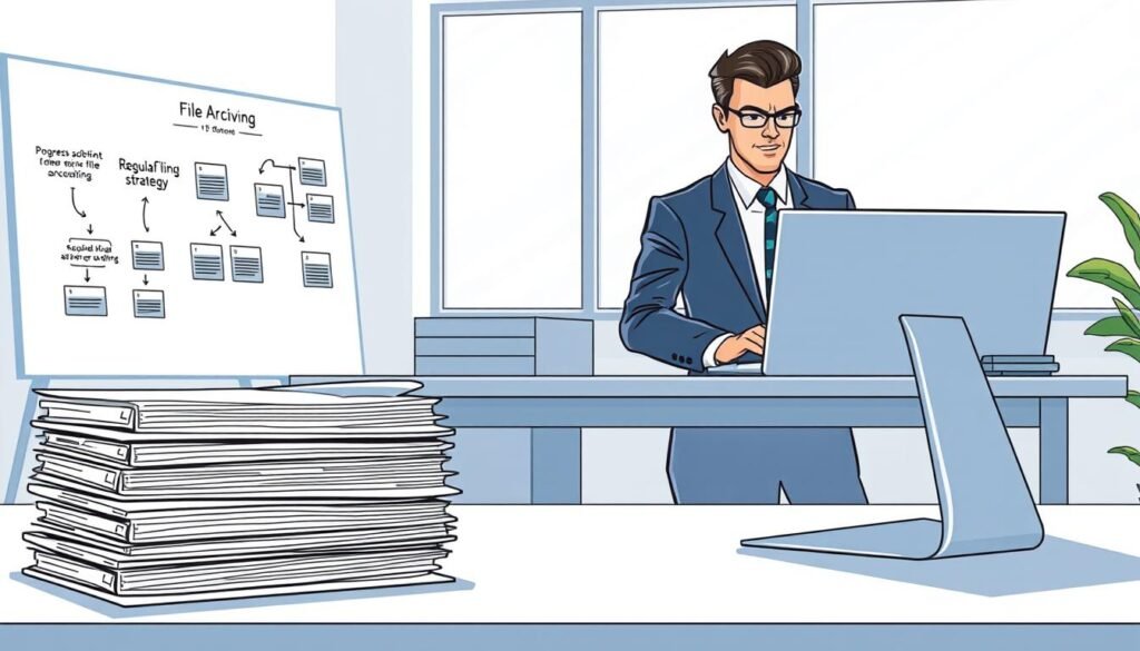 regular auditing file archiving strategies